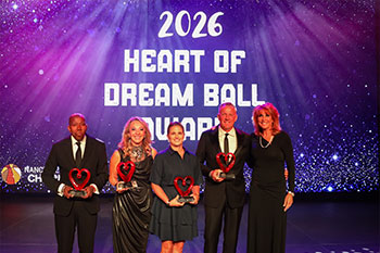 Dr. Katherine J. Coyner, MD, MBA, FAOA, was honored with the 2026 Heart of the Dream Ball Award at Nancy Lieberman Charities’ 15th Annual Dream Ball Gala in Dallas, Texas.