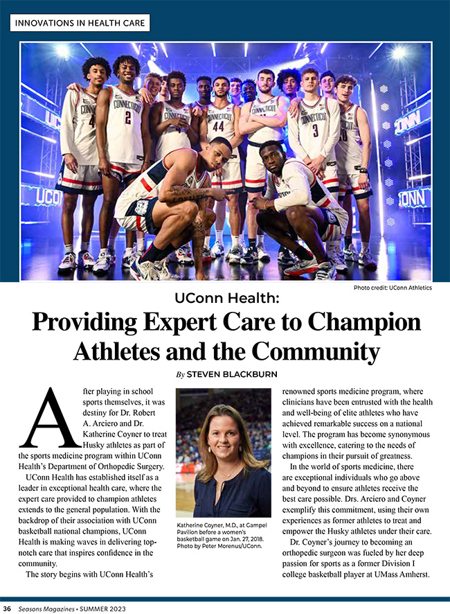 Providing Expert Care to Champion Athletes and the Community
